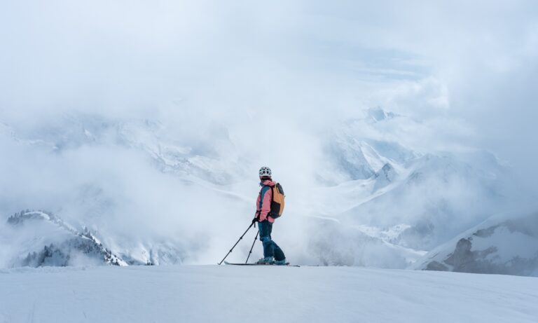 Beginner skier tips for adults.